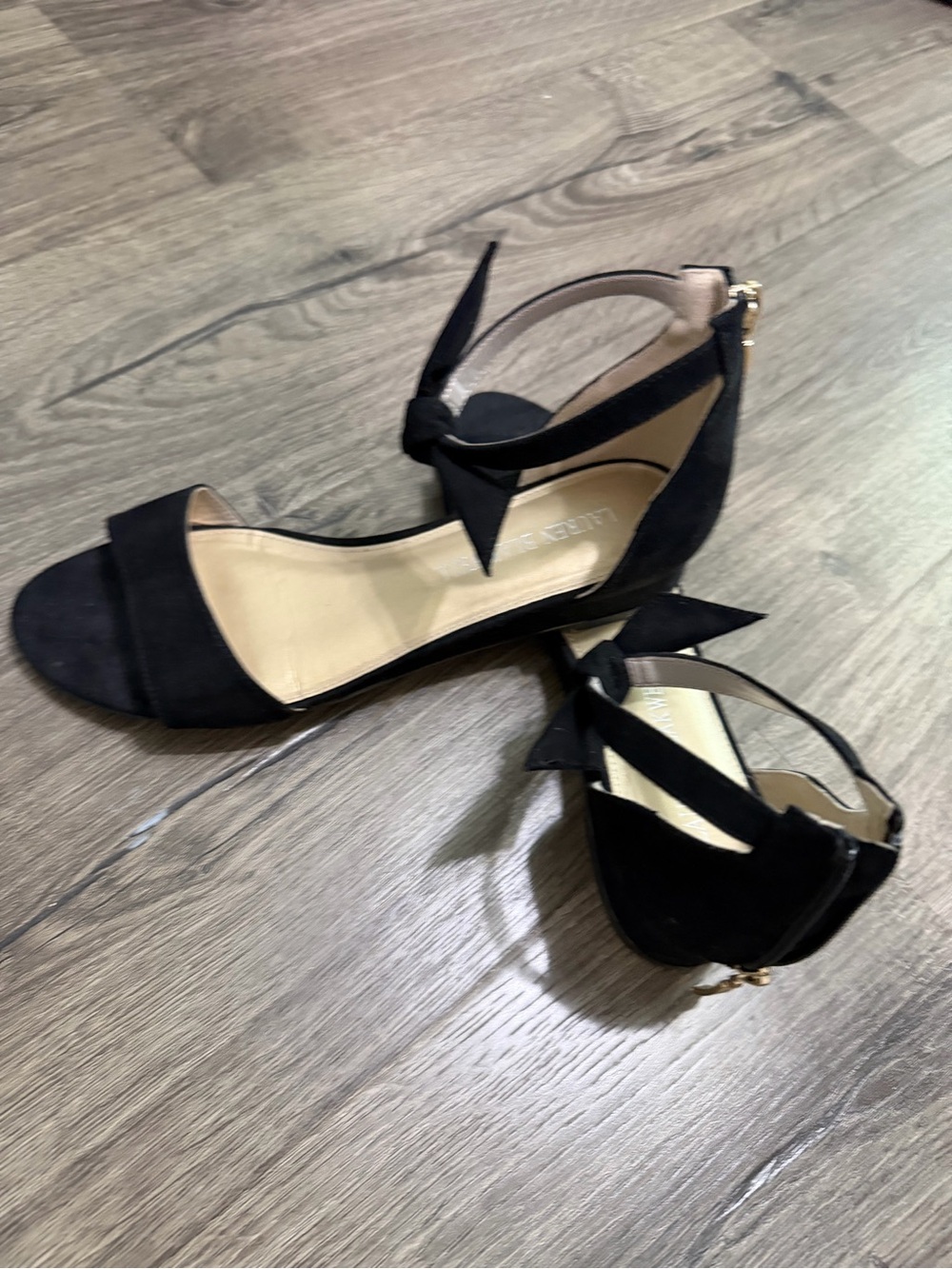 Classic Black Ankle-Tie Sandal - Women